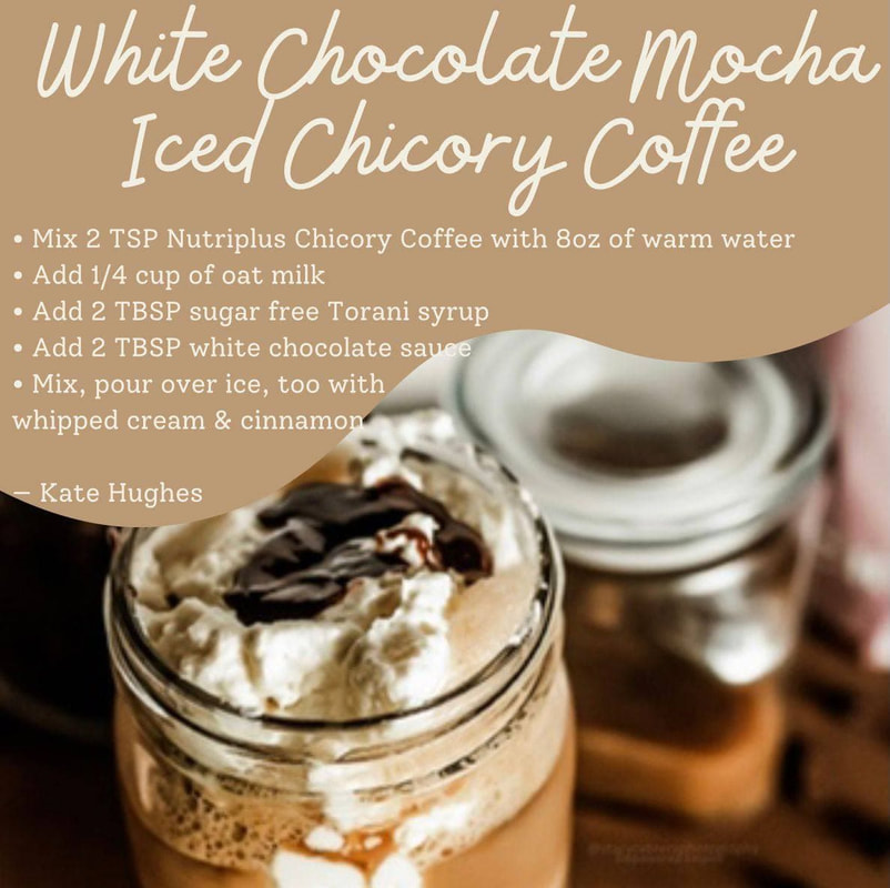 Nutriplus Chicory Coffee White Chocolate Mocha Iced Chicory Coffee Recipe
