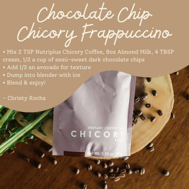 Nutriplus Chicory Coffee Chocolate Chip Chicory Frappuccino Recipe