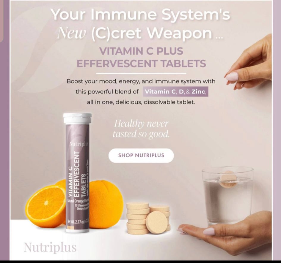 Nutriplus Vitamin C Effervescent tablets